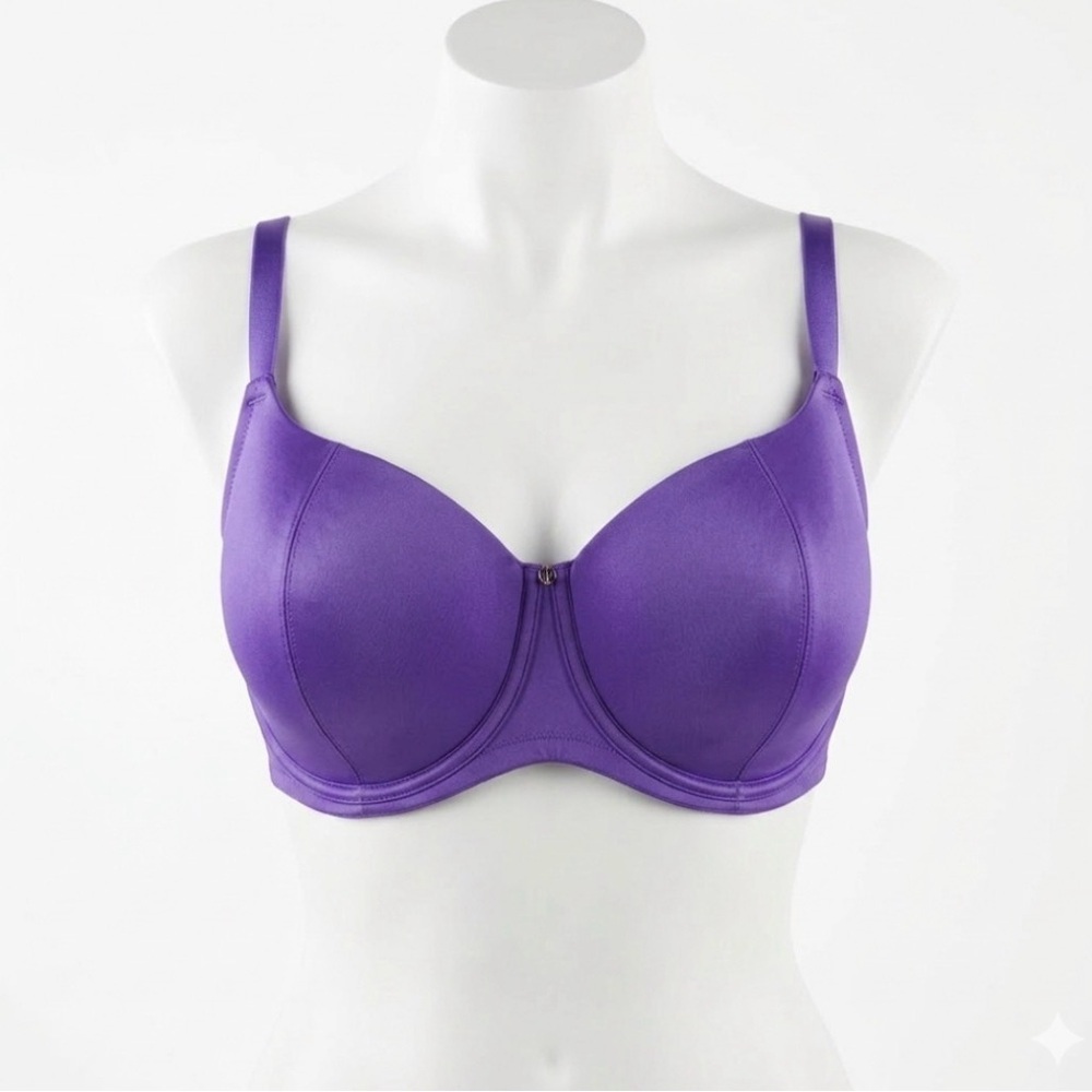 Cacique Vibrant Purple Underwire Bra